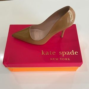 Nude Kate Spade Patent Leather Pumps